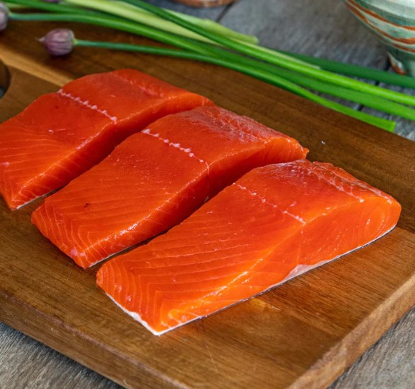 Salmon fillets